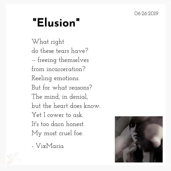 Elusion - poetry by VixMaria
