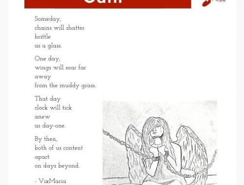 Oath - poem by VixMaria drawing by NaomiRose